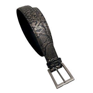 Vintage Kudos Leather Snake Pattern Belt